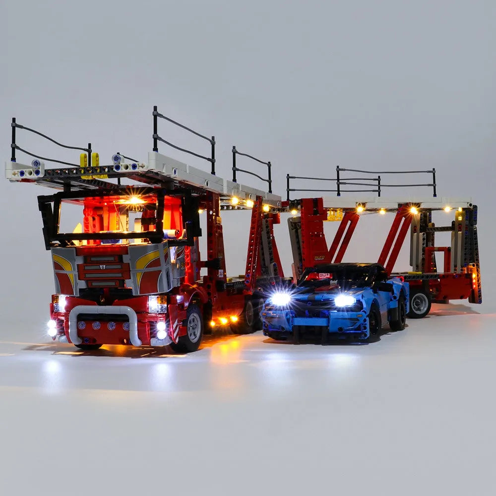 Lights Set LED Lighting For 42098 The Car Transporter Construction Set Toys - 2