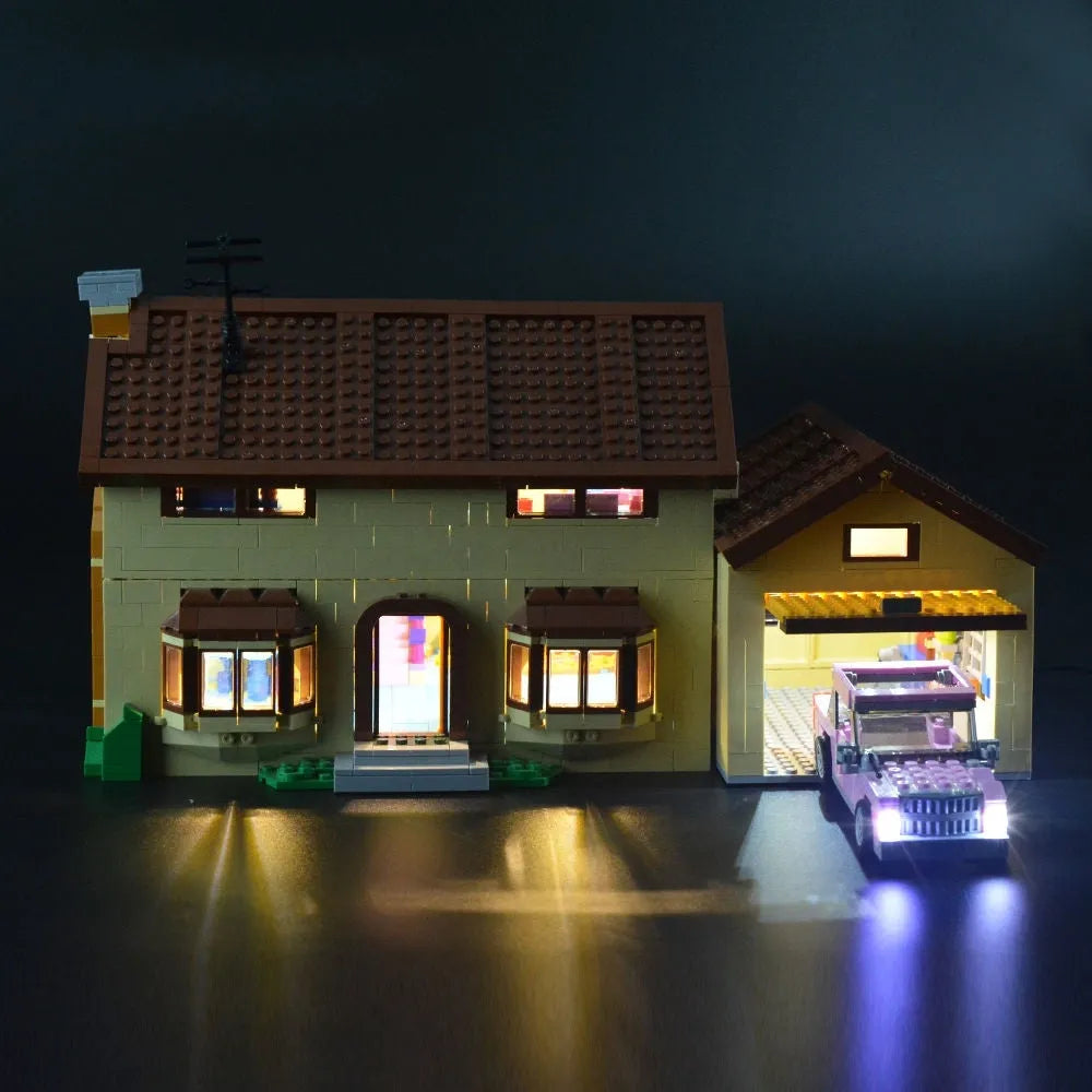 Lights Set LED Lighting Kit For 71006 The Simpson House - 1