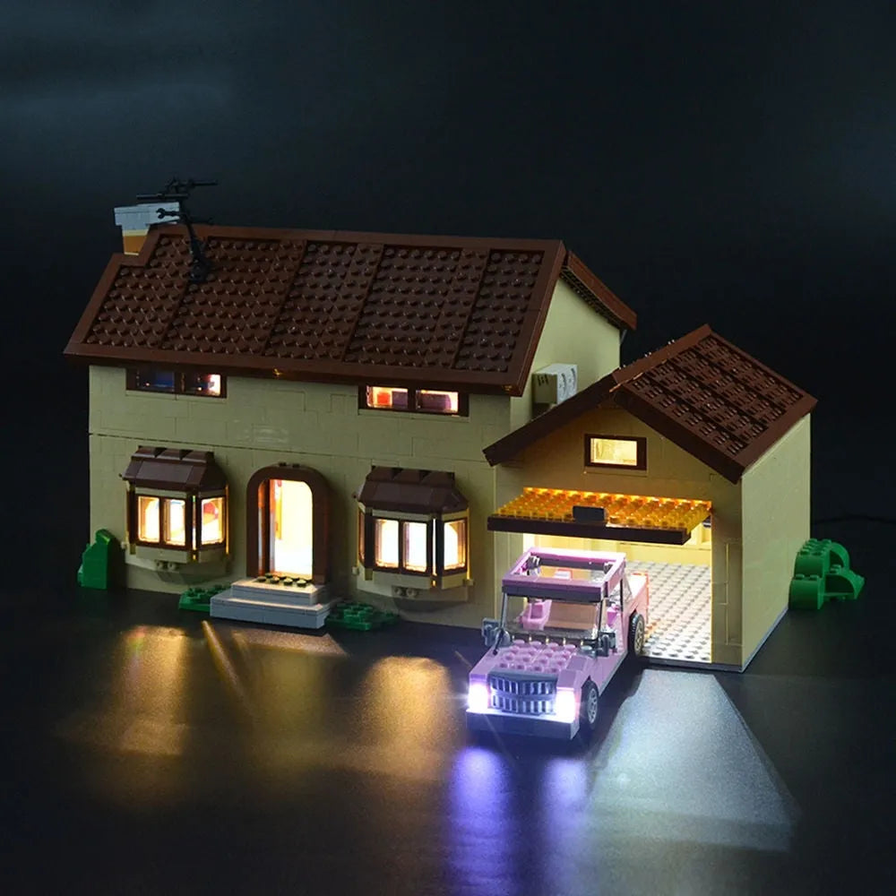 Lights Set LED Lighting Kit For 71006 The Simpson House - 2