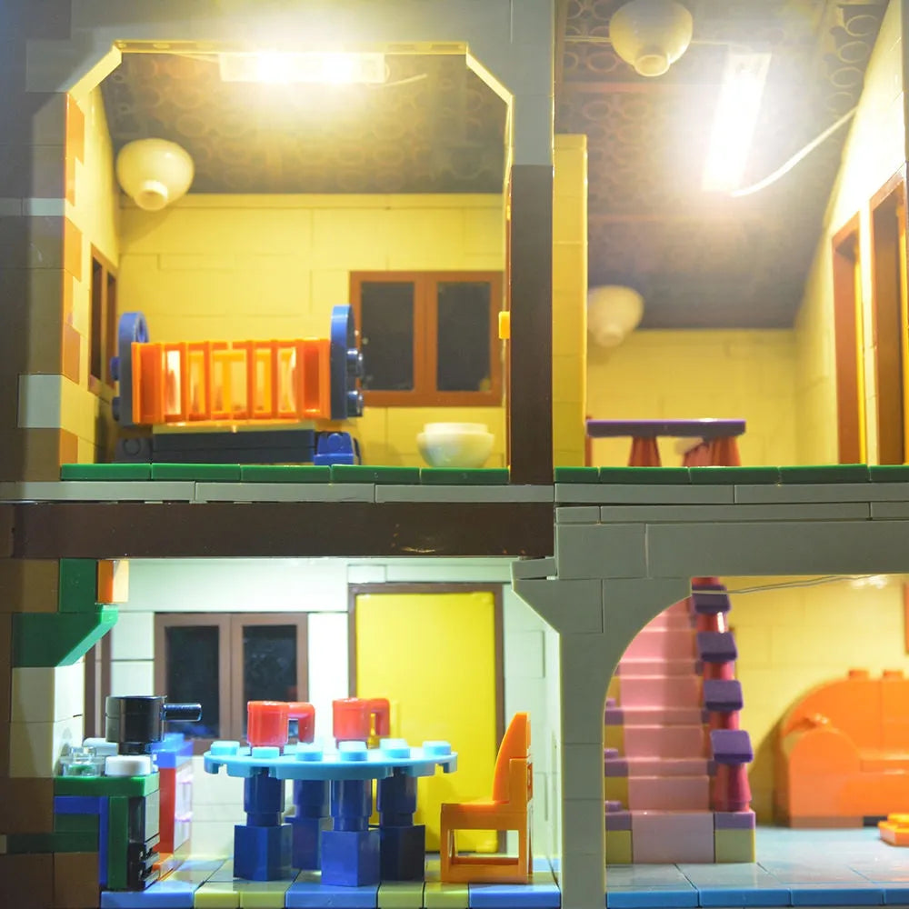 Lights Set LED Lighting Kit For 71006 The Simpson House - 8