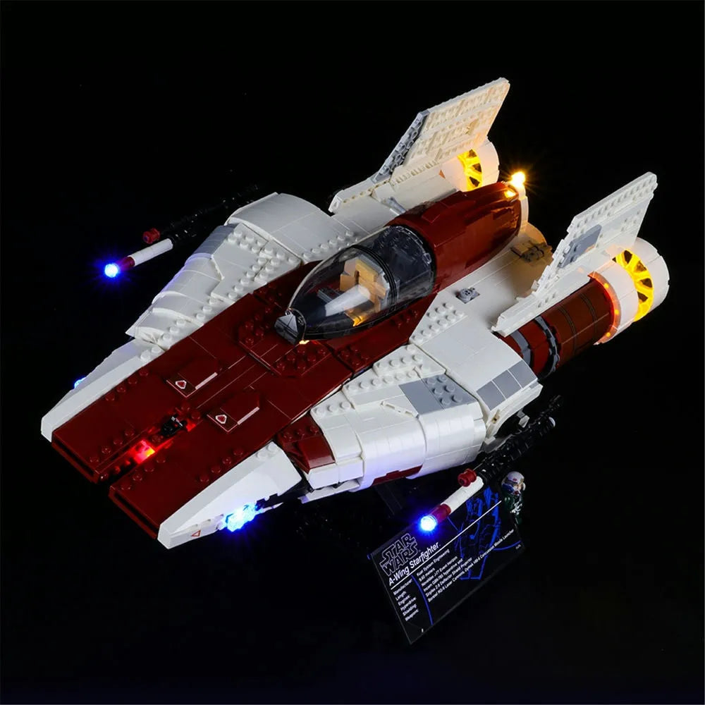 Lights Set LED Lighting Kit For 75275 A-Wing Starfighter - 5