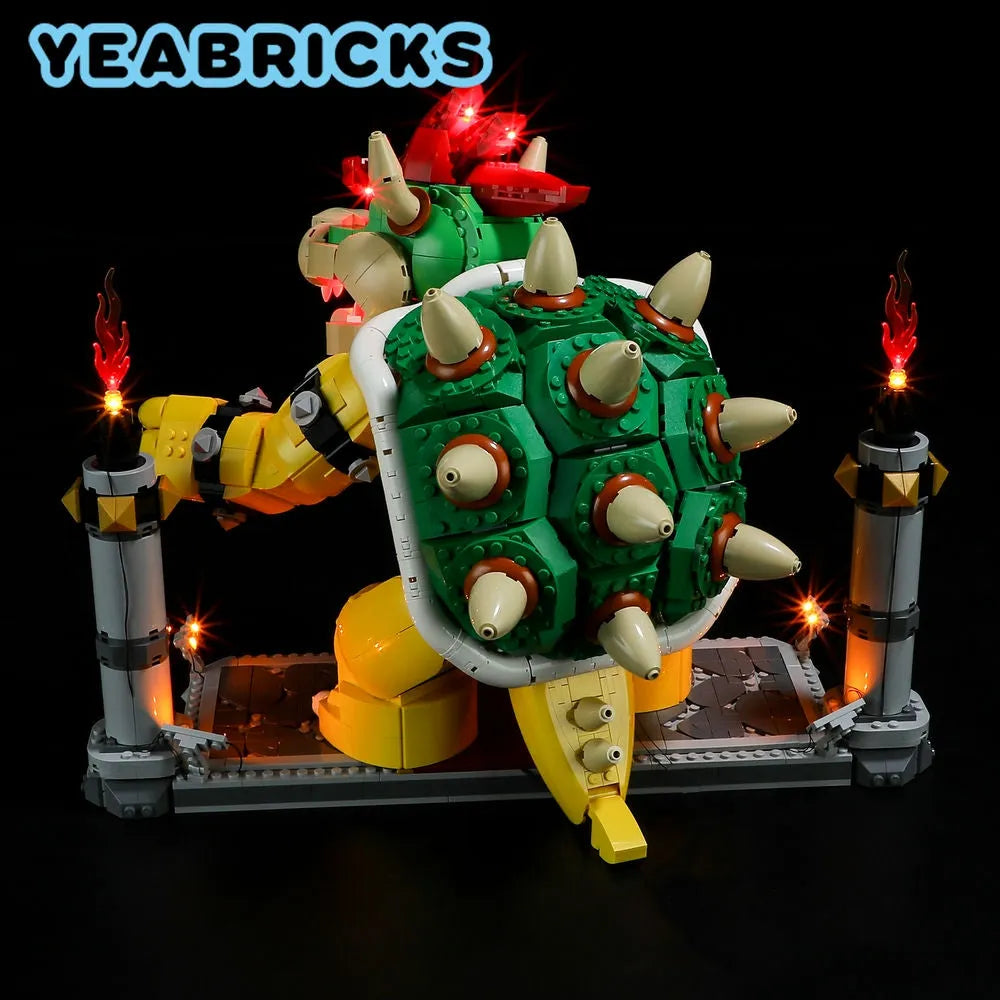 Lights Set LED Lighting Set For 71411 The Mighty Bowser Construction Set Toys - 7