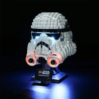 Thumbnail for Lights Set LED Lighting Set For 75276 Stormtrooper Helmet Construction Set Toys - 1