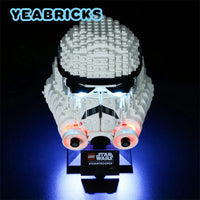 Thumbnail for Lights Set LED Lighting Set For 75276 Stormtrooper Helmet Construction Set Toys - 2