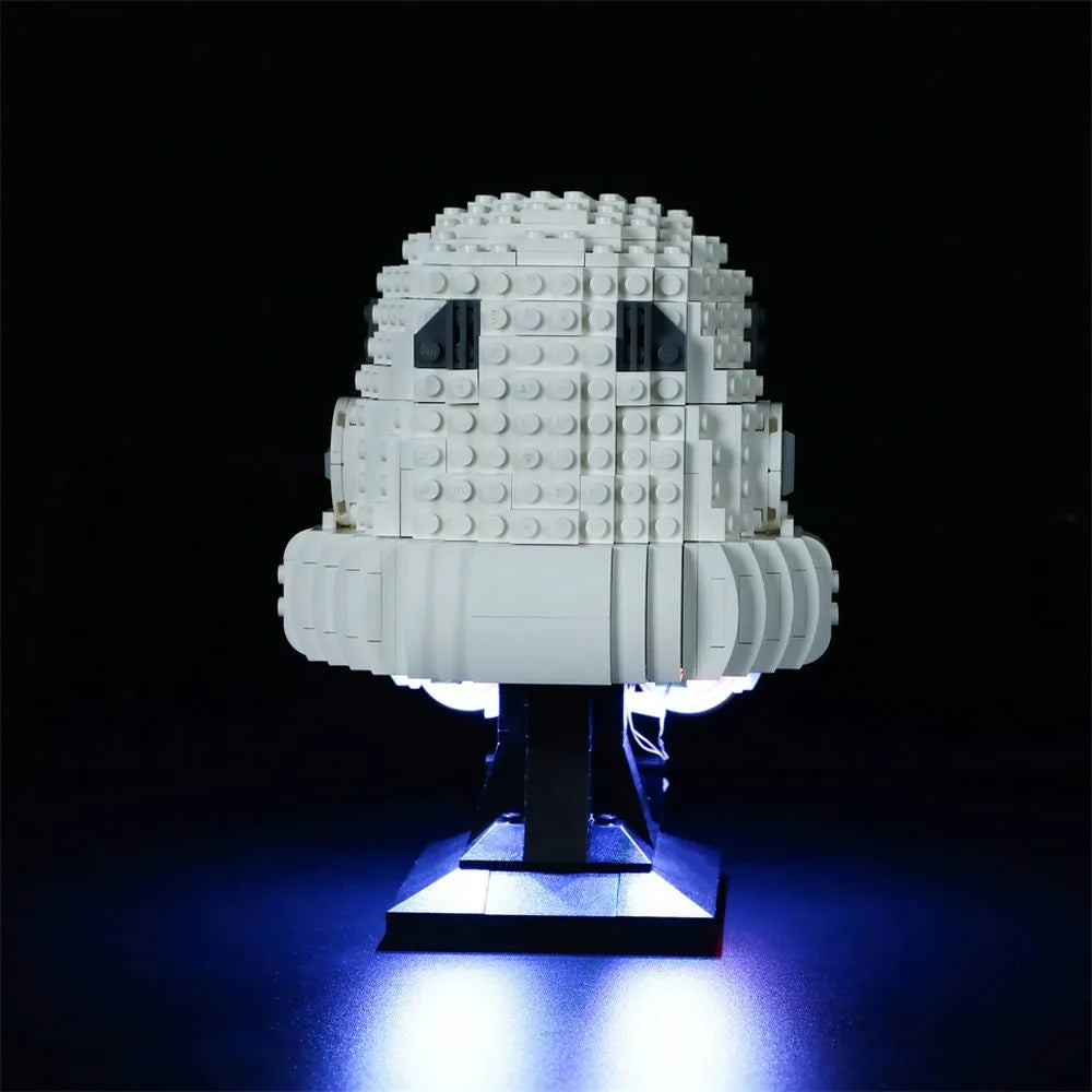 Lights Set LED Lighting Set For 75276 Stormtrooper Helmet Construction Set Toys - 5