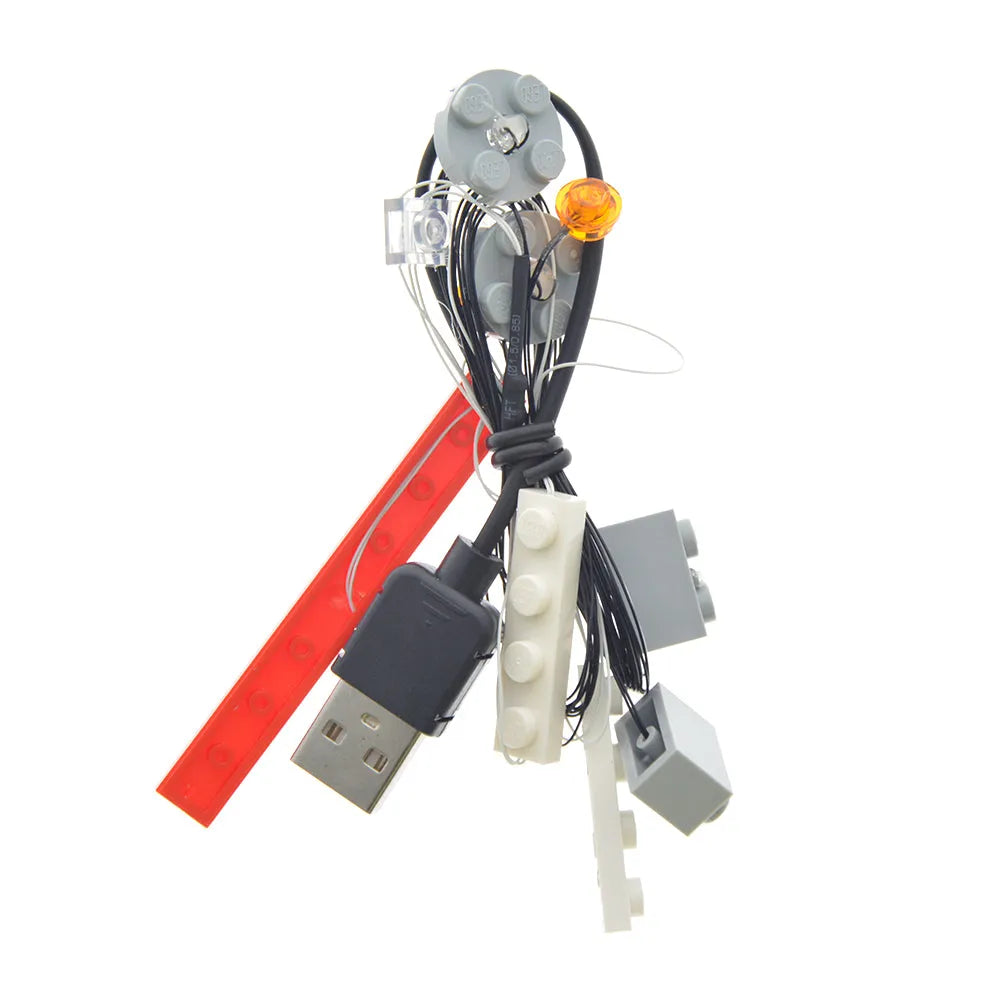 Lights Set LED Lights For 10220 Volkswagen T1 Camper Van Construction Set Toys - 14