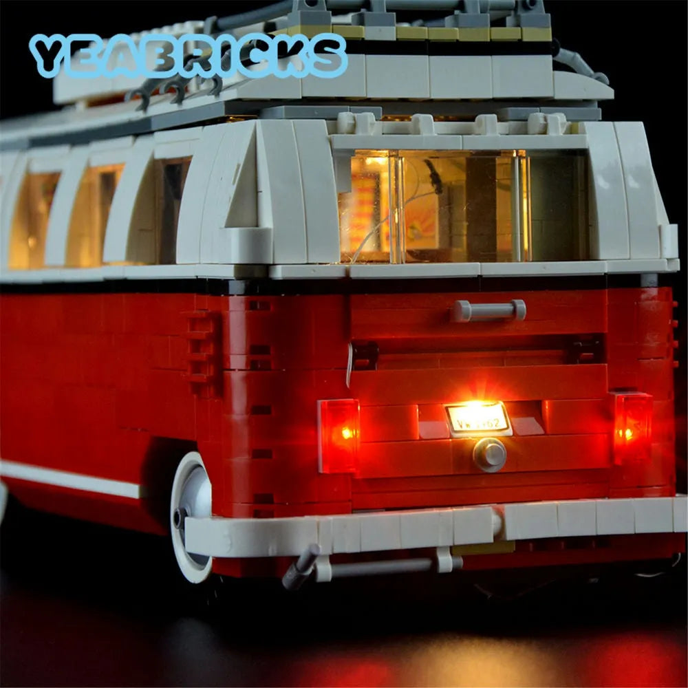 Lights Set LED Lights For 10220 Volkswagen T1 Camper Van Construction Set Toys - 13