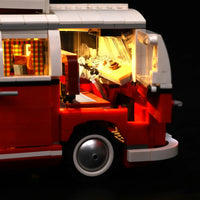 Thumbnail for Lights Set LED Lights For 10220 Volkswagen T1 Camper Van Construction Set Toys - 6
