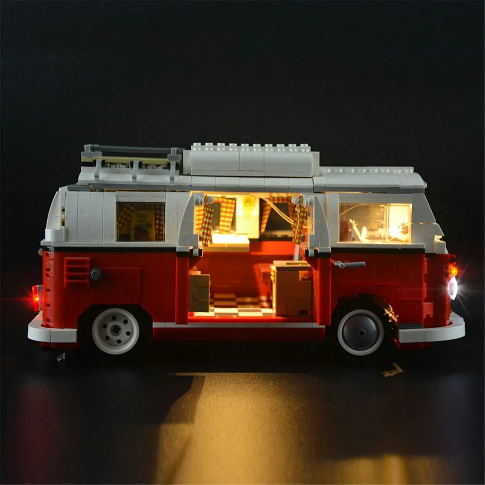 Lights Set LED Lights For 10220 Volkswagen T1 Camper Van Construction Set Toys - 2