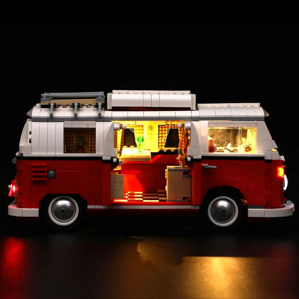 Lights Set LED Lights For 10220 Volkswagen T1 Camper Van Construction Set Toys - 5
