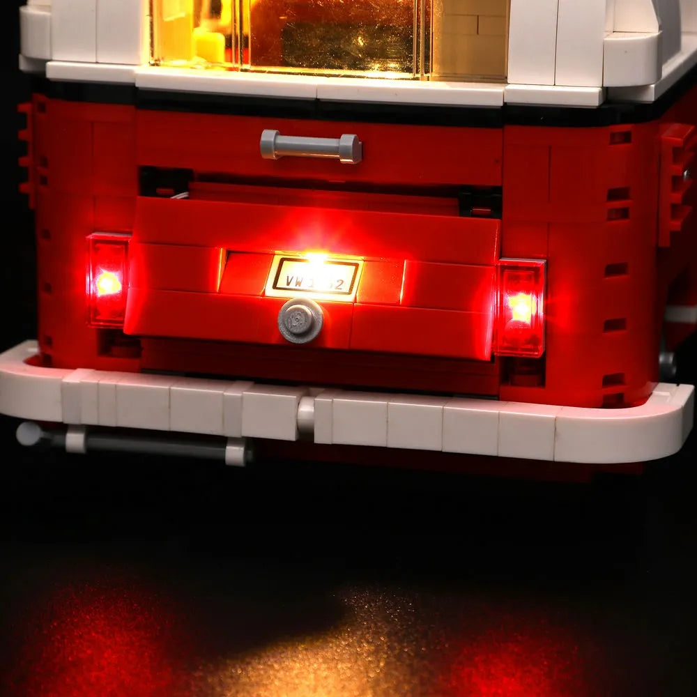 Lights Set LED Lights For 10220 Volkswagen T1 Camper Van Construction Set Toys - 9