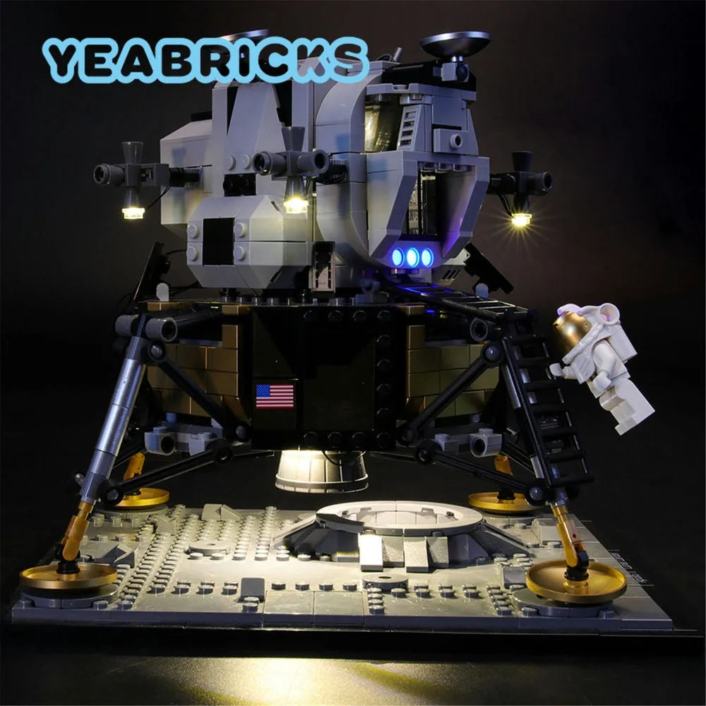 Lights Set LED Lights For 10266 Apollo 11 Lunar Lander Construction Set Toys - 13