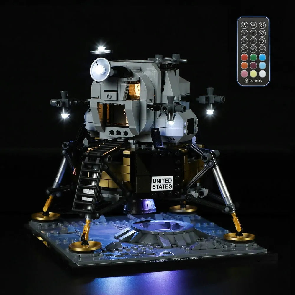Lights Set LED Lights For 10266 Apollo 11 Lunar Lander Construction Set Toys - 4
