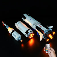 Thumbnail for Lights Set LED Lights For 21309 The Apollo Saturn V Construction Set Toys - 6