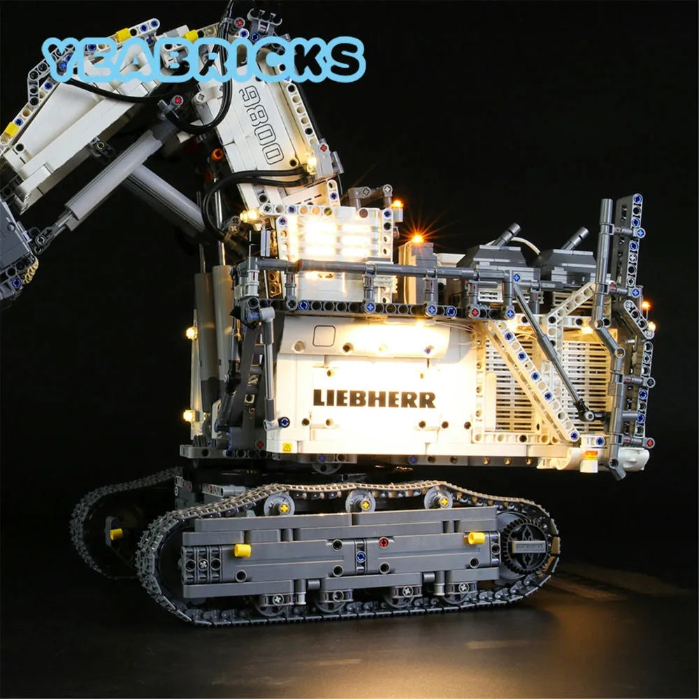 Lights Set LED Lights For 42100 Liebherr R 9800 Excavator Construction Set Toys - 2