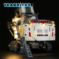 Thumbnail for Lights Set LED Lights For 42100 Liebherr R 9800 Excavator Construction Set Toys - 8