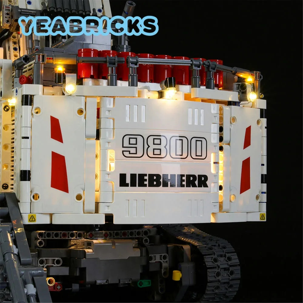 Lights Set LED For 42100 Liebherr R 9800 Excavator - 9