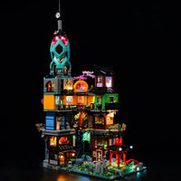 Thumbnail for Lights Set LED Lights For 71741 Ninjago City Gardens Construction Set Toys - 4