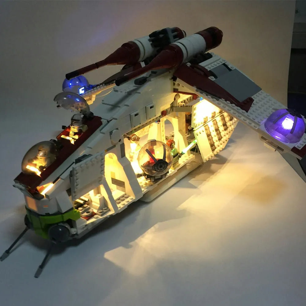 Lights Set LED Lights For 75021 The Republic Gunship Construction Set Toys - 1