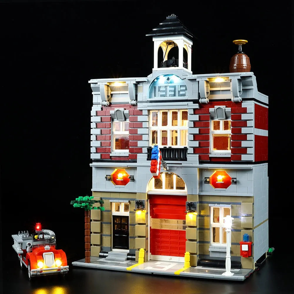 Lights Set LED Lights For Creator 10197 The Fire Brigade - 4