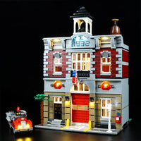 Thumbnail for Lights Set LED Lights For Creator 10197 The Fire Brigade - 4