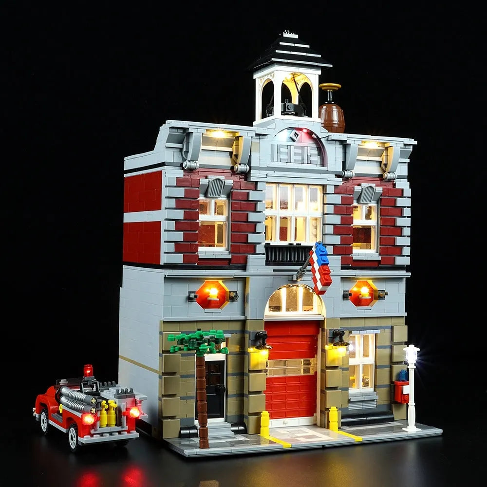 Lights Set LED Lights For Creator 10197 The Fire Brigade - 1