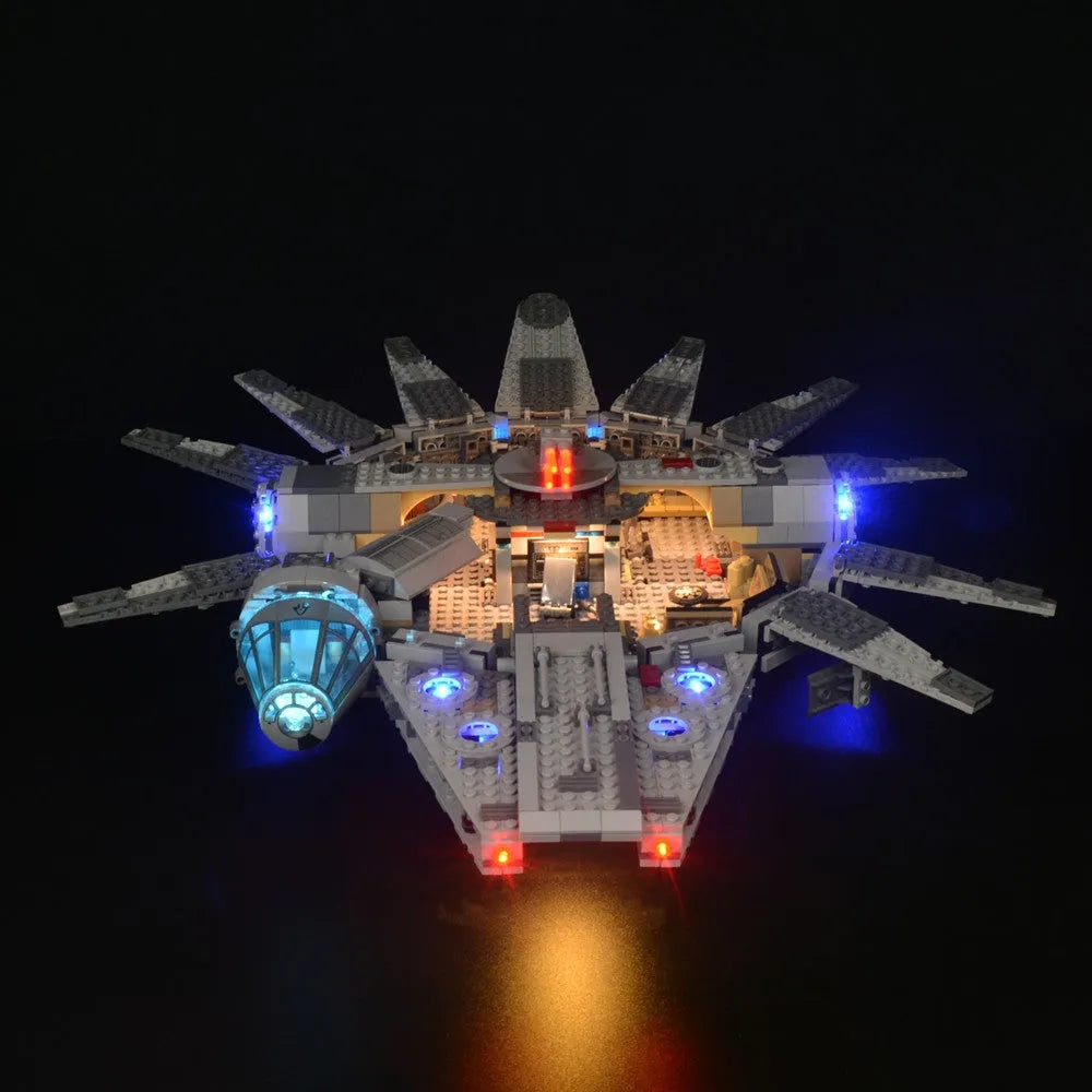 Lights Set LED Lights For Star Wars 75105 Millennium Falcon Construction Set Toys - 2