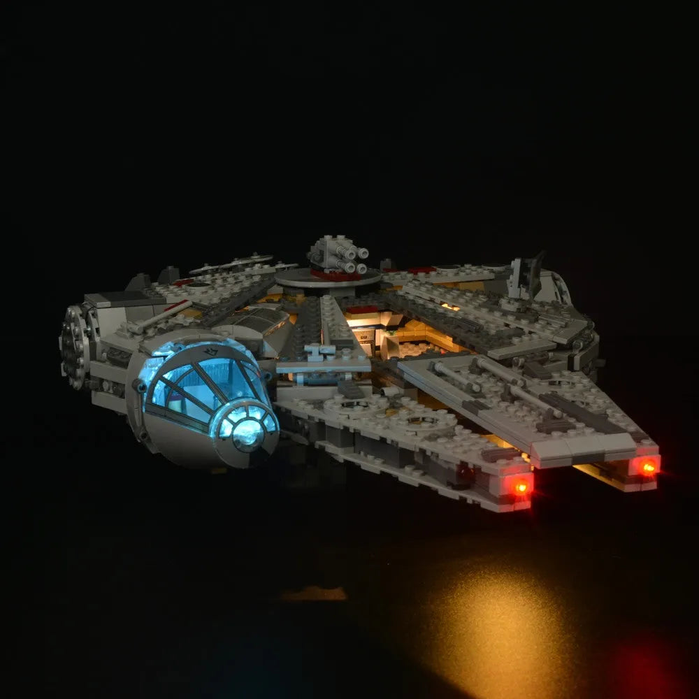 Lights Set LED Lights For Star Wars 75105 Millennium Falcon Construction Set Toys - 5