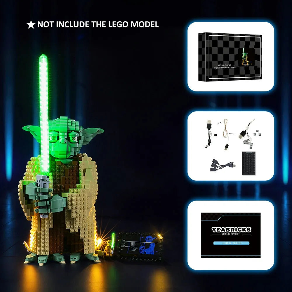 Lego 75255 Light Kit For Lego Yoda Lighting Kit For LEGO® Yoda