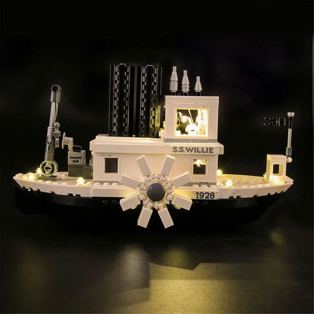 Lights Set LED Lights Kit For 21317 Steamboat Willie Construction Set Toys - 2