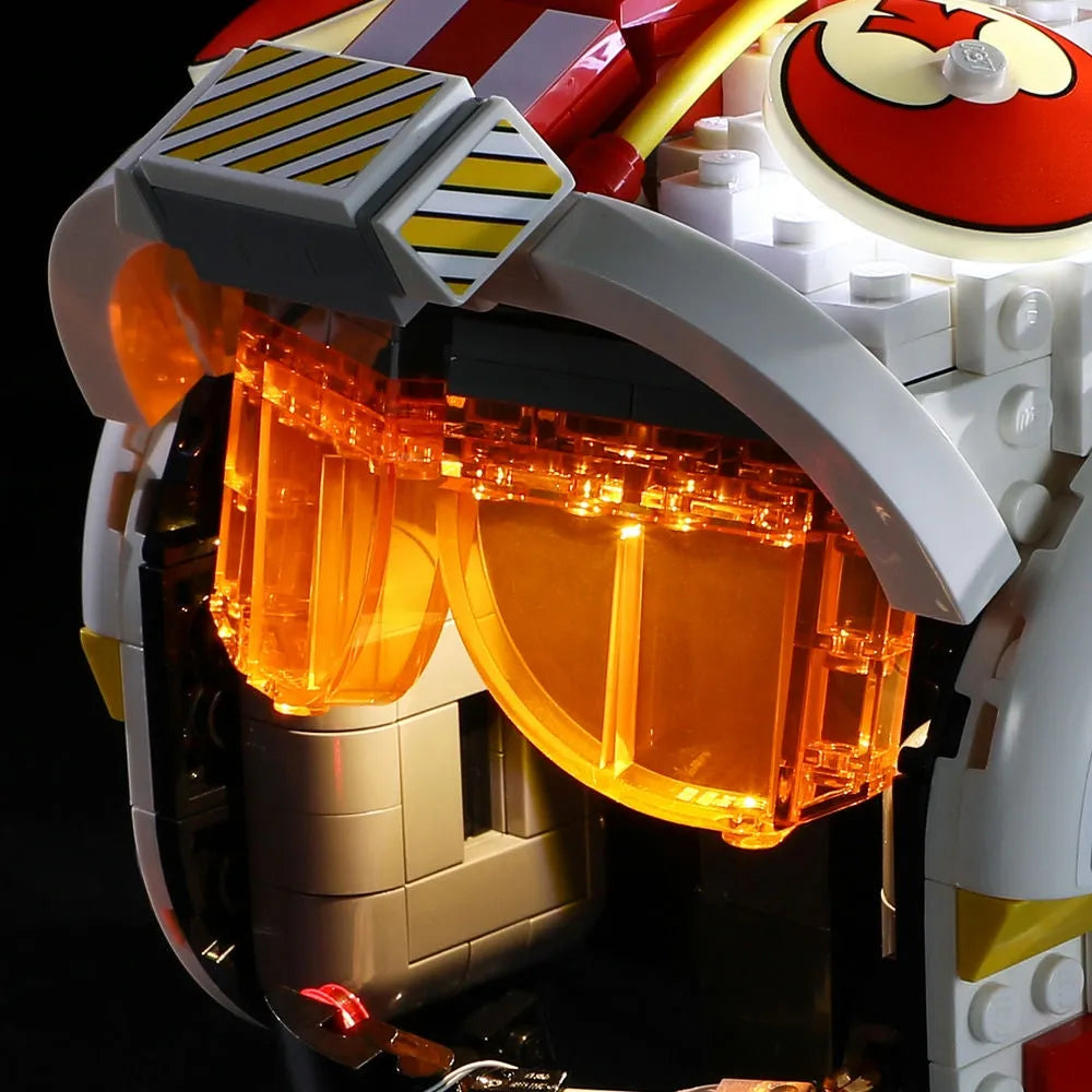 Lights Set LED Lights Kit For 75327 The Red Five Helmet Construction Set Toys - 5