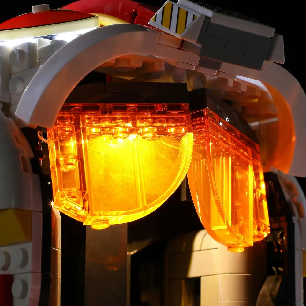 Lights Set LED Lights Kit For 75327 The Red Five Helmet Construction Set Toys - 4