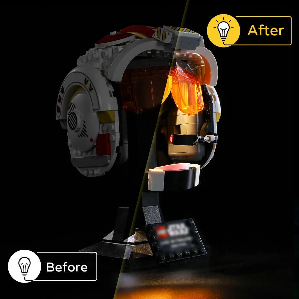 Lights Set LED Lights Kit For 75327 The Red Five Helmet Construction Set Toys - 9