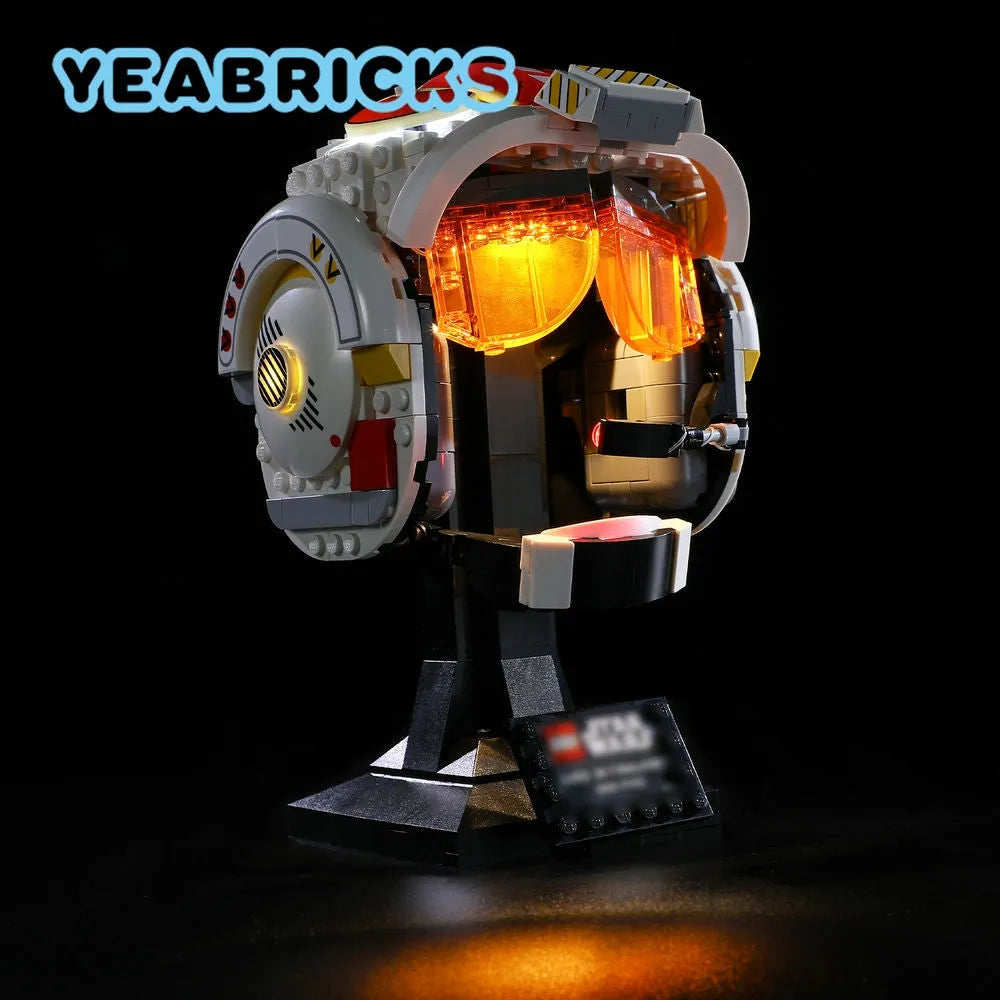 Lights Set LED Lights Kit For 75327 The Red Five Helmet Construction Set Toys - 6