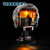 Thumbnail for Lights Set LED Lights Kit For 75327 The Red Five Helmet Construction Set Toys - 7