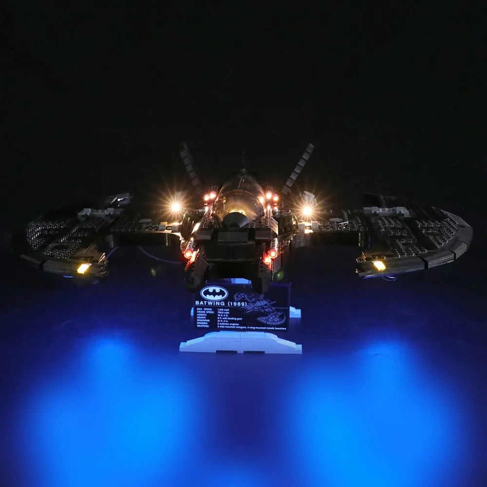 Lights Set LED Lights Kit For 76161 The 1989 Batwing Construction Set Toys - 6