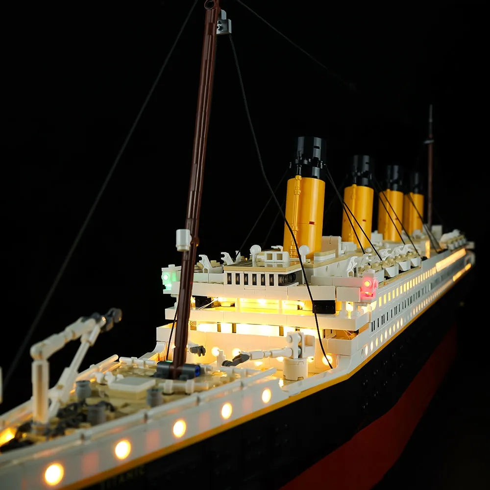 Lights Set LED Lights Set For Creator 10294 The Titanic - 6