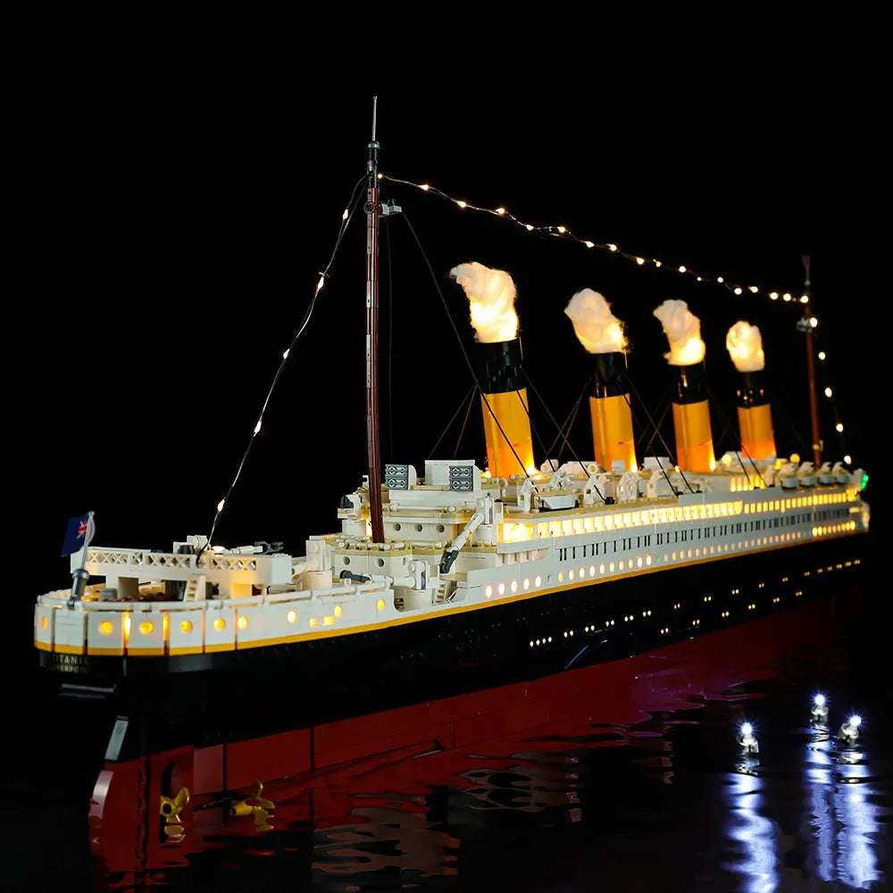 Lights Set LED Lights Set For Creator 10294 The Titanic - 9