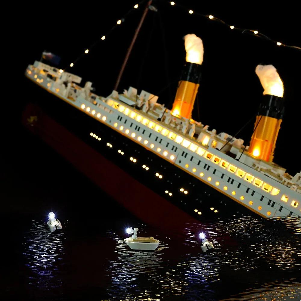 Lights Set LED Lights Set For Creator 10294 The Titanic - 10