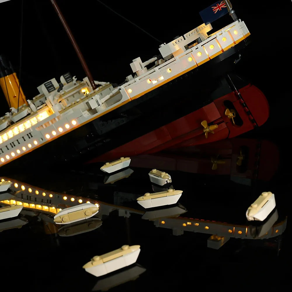 Lights Set LED Lights Set For Creator 10294 The Titanic - 7