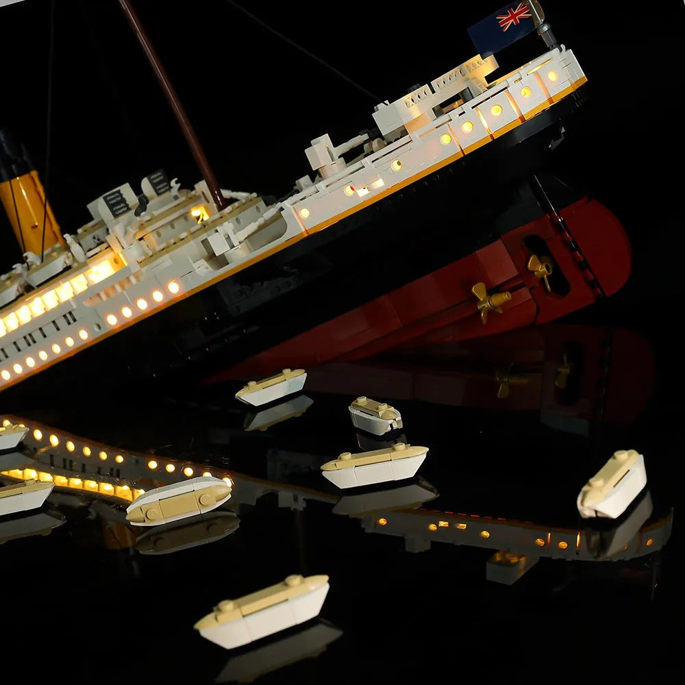 Lights Set LED For Creator 10294 The Titanic - 7