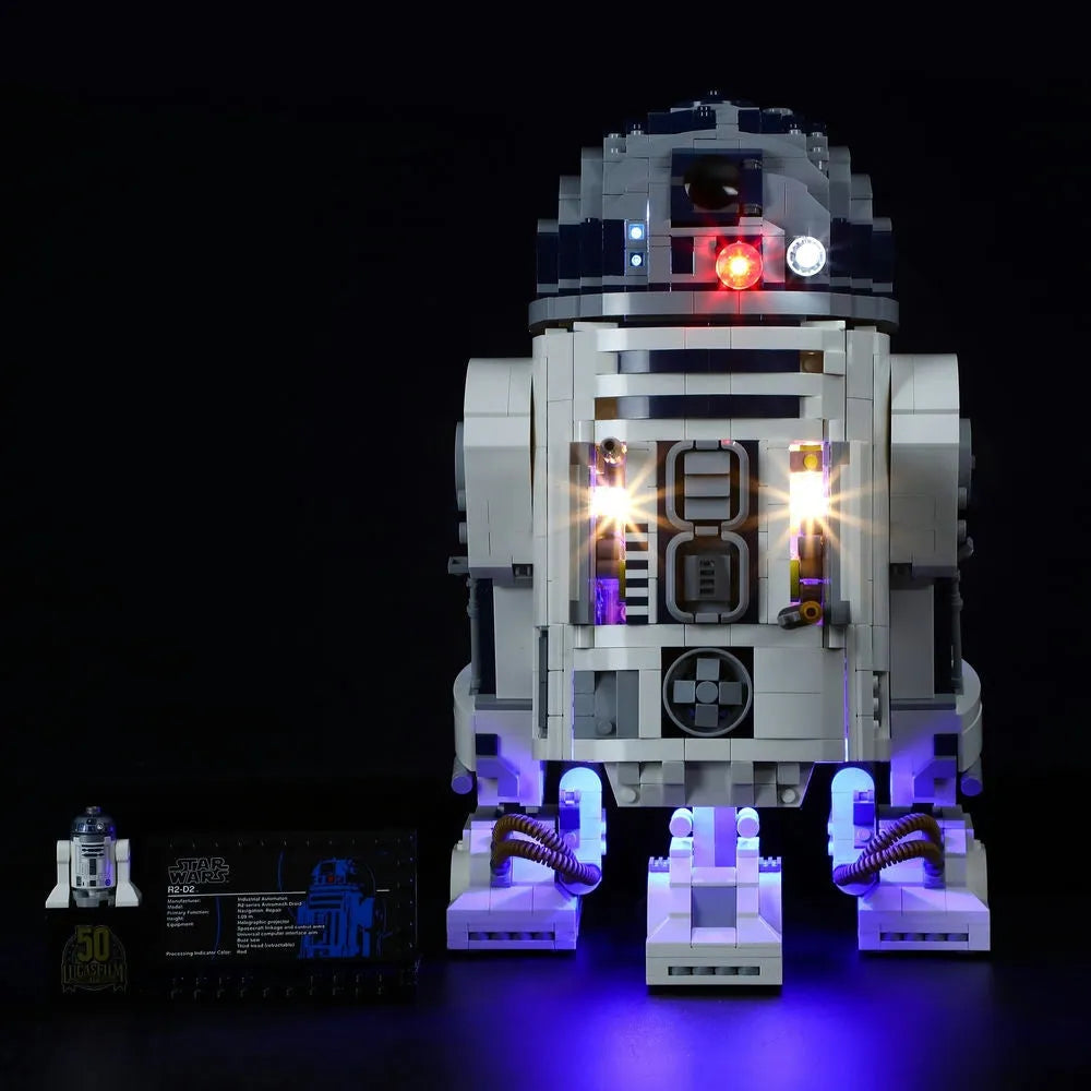 Lights Set LED Lights Set For Star Wars 75308 The R2-D2 Construction Set Toys - 8