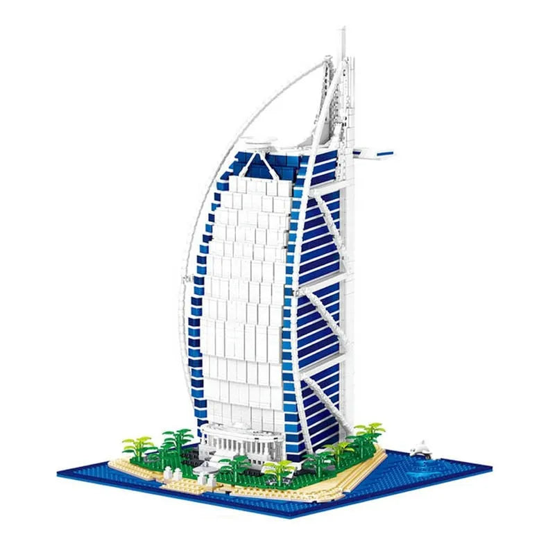 Building Blocks Architecture MOC Expert De La Tour Hotel Bricks Toy Construction Set Toys - 1