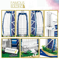 Thumbnail for Building Blocks Architecture MOC Expert De La Tour Hotel Bricks Toy Construction Set Toys - 3