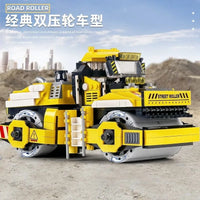 Thumbnail for Building Blocks City Mini Road Roller Truck Technic Bricks Kids Toys Construction Set Toys - 3