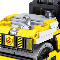Thumbnail for Building Blocks City Mini Road Roller Truck Technic Bricks Kids Toys - 5