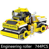 Thumbnail for Building Blocks City Mini Road Roller Truck Technic Bricks Kids Toys Construction Set Toys - 1
