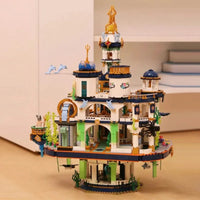 Thumbnail for Building Blocks Creative MOC Poseidon Palace Underwater City MINI Bricks Toy - 4