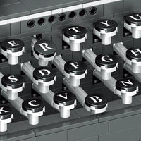 Thumbnail for Building Blocks Creative MOC Retro Typewriter MINI Bricks Toys 00940 - 7