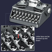 Thumbnail for Building Blocks Creative MOC Retro Typewriter MINI Bricks Toys 00940 - 3